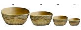 VASO MEIO BAMBU/RATTAN TAM.2