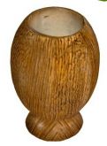 VASO MAD.ARREDONDADO TAÇA